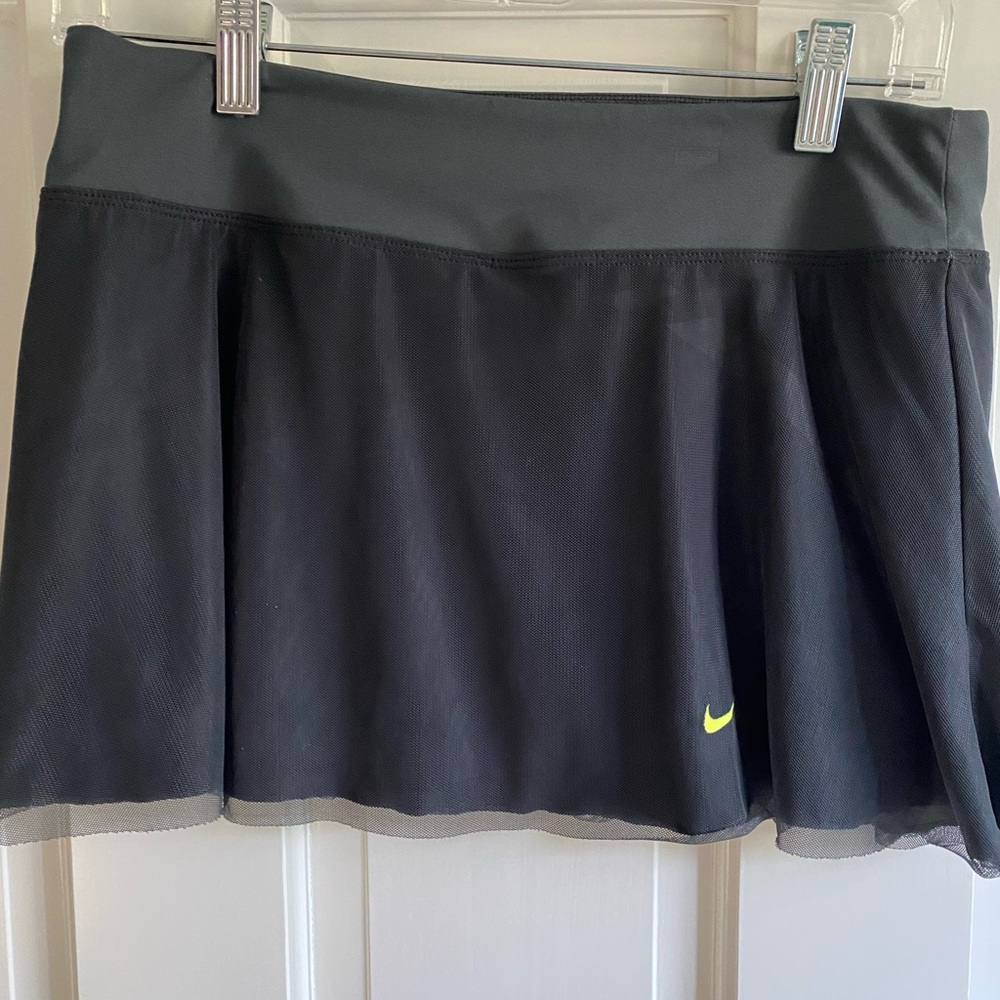 Nike Charcoal Gray Pickleball Tennis Skirt